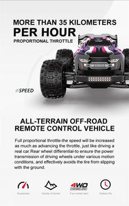 מניות 1/16 2.4ghz שליטה מרחוק מכונית משאית 4 x4 מהירות גבוהה את הכביש Rc עבור נערים מבוגרים