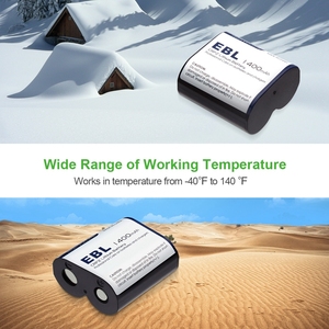 EBL High Charging 1400mah <strong>6V</strong> CRP2 Lithium <strong>Battery</strong> for Camera - Product Image 6