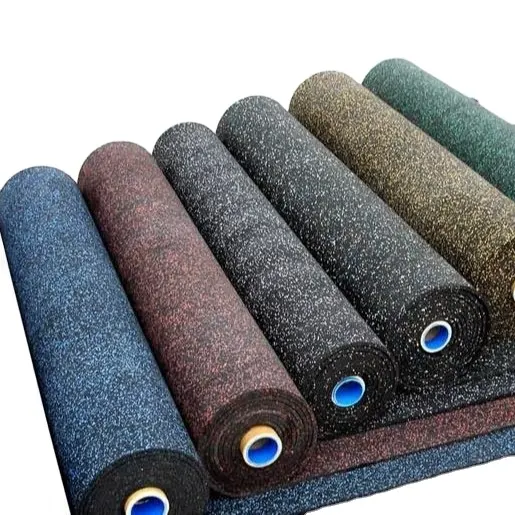 Fabrik preis Hochwertiges Fitness zubehör Anti-Rutsch-Gummi-Boden matten rolle