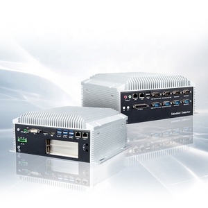 Computadora de brazo integrado industrial Linux/Win-Dows/UB Control industrial sin ventilador Mini Box Pc i5/i7