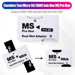 Microsd Micro SDHC Adapter Duo Pro Memory Stick Chuyển Đổi Cho PSP 1000 2000 3000 Kép Khe Cắm Adapter - Product Image 2