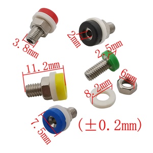 20Pcs 2mm muz kadın fiş soket PCB paneli dağı Jack bağlama sonrası Terminal konnektörü 5 renk - Product Image 3