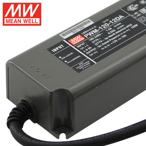 Fonte de energia para luz LED MeanWell PWM-120-12DA 120W 12V 10a