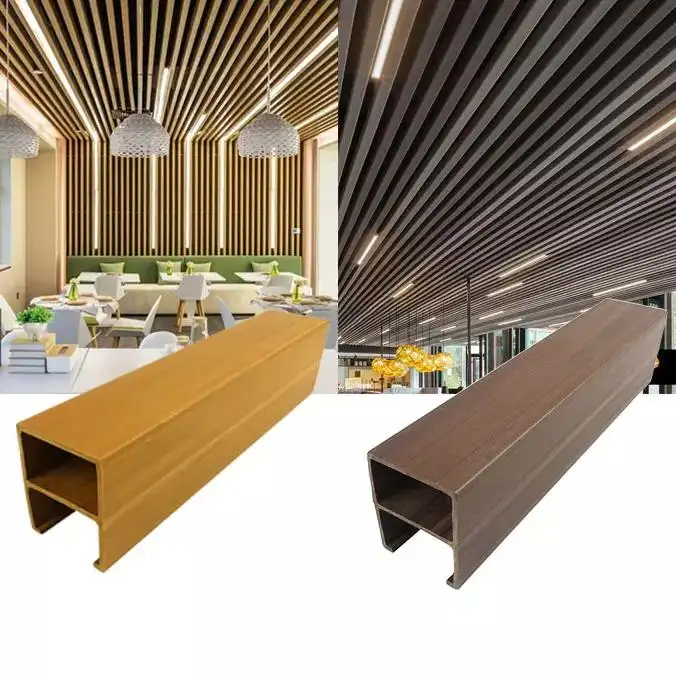 Panneaux de plafond composites en plastique écologique, prix d'usine, plafonds en PVC