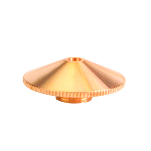 D28mm * H15mm D28 * H15 lazer kesme makinesi kafa için tek katmanlı yüksek hızlı fiber lazer kesim nozulları