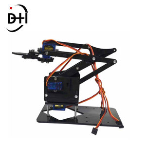 Günstigster 4 DOF Acryl Roboterarm für Arduino Robotic Gripper Claw mit SG90 Servos für Raspberry Pi DIY Project STEM Toy