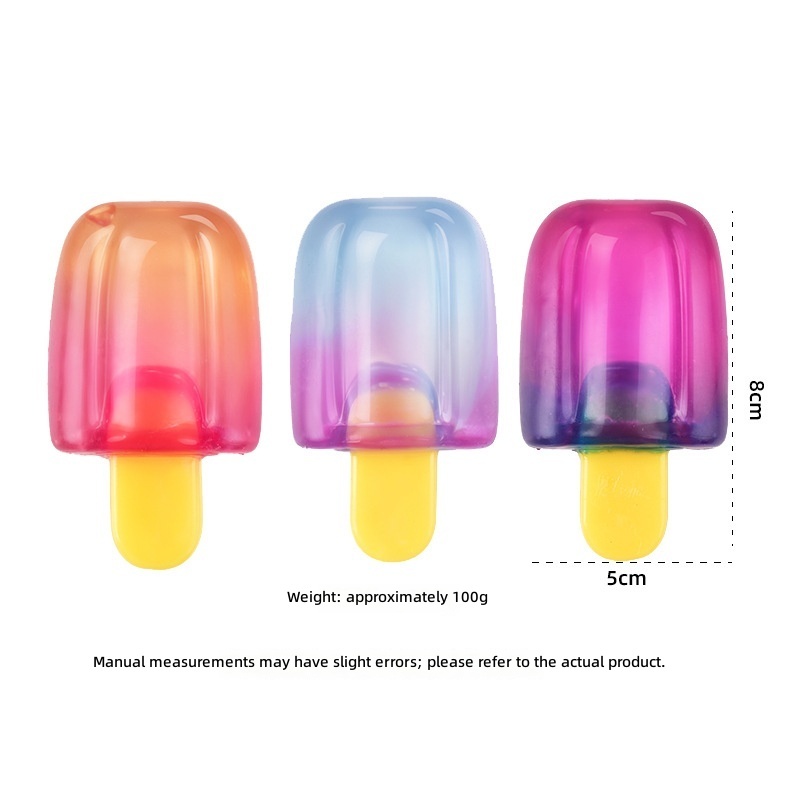 Petits popsicles en boîte de couleur
