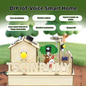 Tscinbuny in legno fai da te IoT voce Smart Home Kit di formazione stelo Kit per Arduino - Product Image 5