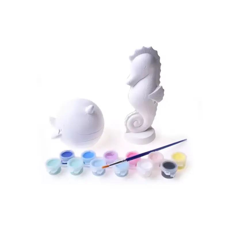 Penjualan laris mainan edukasi DIY membuat Anda sendiri Kit lukisan hewan laut untuk anak-anak usia 7 + Kit cat akrilik dinamis
