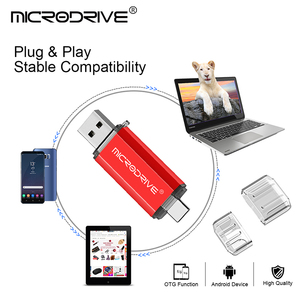 Type C OTG usb闪存驱动器记忆棒，type-C usb闪存驱动器，otg 8G 16g32gb 64gb 128gb 256g pendrive用于手机平板电脑 - Product Image 4