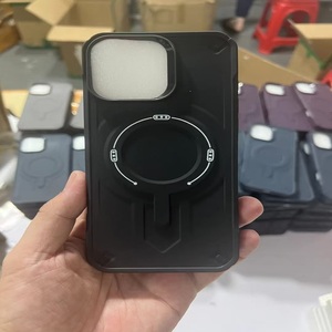 磁性手机套半透明哑光手机套适用于iphone Modle超薄防震基金会Para Hot Salme保护套 - Product Image 1