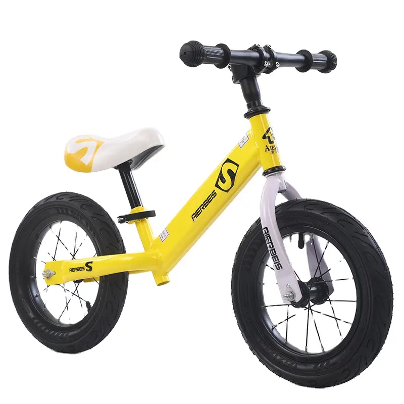 도매 헬멧 아기 아이 스쿠터 균형 자전거 어린이 균형 자전거 거대한 사이클없이 페달 아이 초보자 균형 자전거