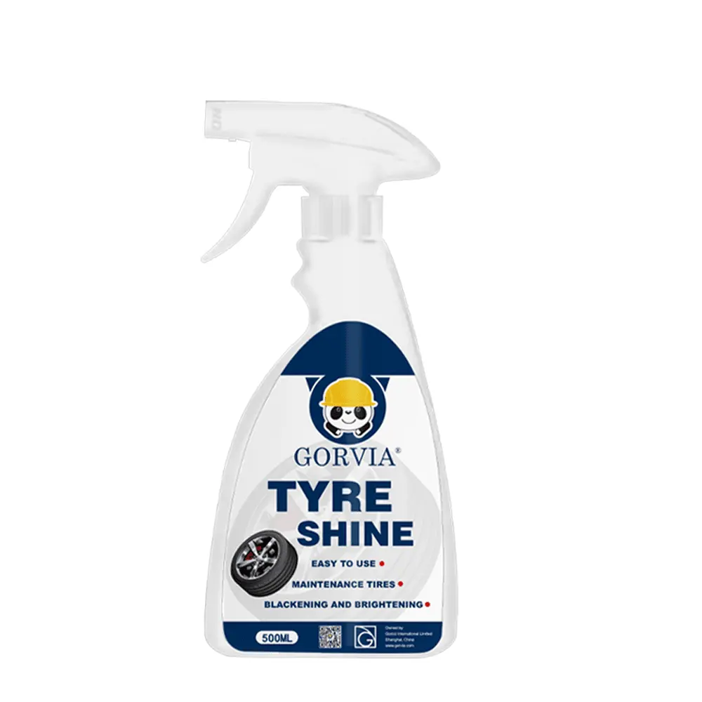 GORVIA Wholesale High Gloss Car Care Polish Shine Tire Protect 500ml Tire Shine