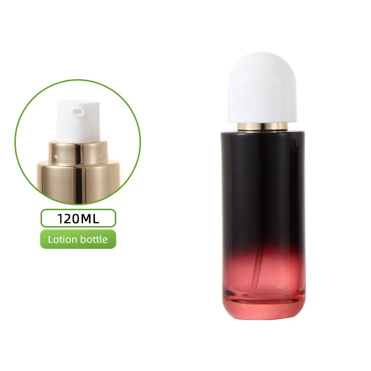 120ml botella de vino tinto-Loción de oro + cubierta blanca de yunshang