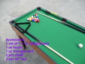 4 Ft MDF Folding Pool <strong>Table</strong> Home Snooker and Sports <strong>Multi</strong>-<strong>Game</strong> <strong>Table</strong> <strong>with</strong> 4 in 1 <strong>Function</strong> - Product Image 6