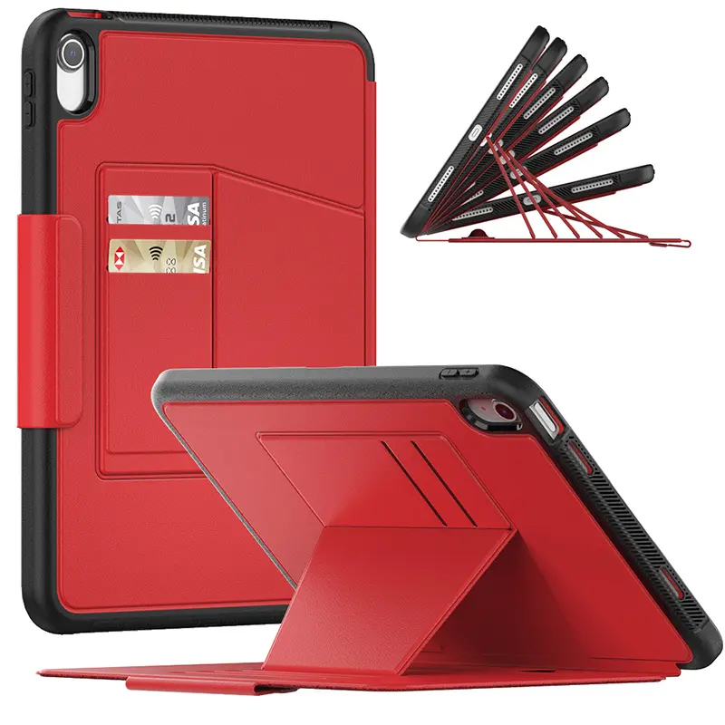 2022 Hot sale High quality shockproof anti-scrath leather tablet cases for iPad 10 generation