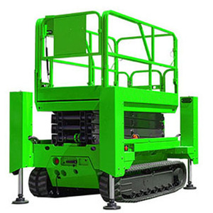 A esteira rolante automotora do depósito 6m 8m Scissor o tipo da trilha do elevador Scissor para a antena Scissor o tipo elevador hidráulico da plataforma