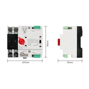 Dual Power Automatic Transfer <strong>Switch</strong>, 2P/<strong>125A</strong> Dual Power Generator Changeover <strong>Switch</strong> - Product Image 6