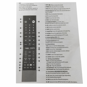Sky-Worth ONIDA KOGAN Android TV için 2021 orijinal uzaktan kumanda nhof19hremote gpd10 sesli uzaktan 40E6 4K 433MHz otomatik - Product Image 4