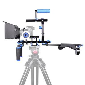 YELANGU D206 C-แขนอุปกรณ์เสริมDSLRมือถือติดตามโฟกัสMatteกล่องกล้องMount Rig Kitสําหรับทั้งหมดDSLR - Product Image 4
