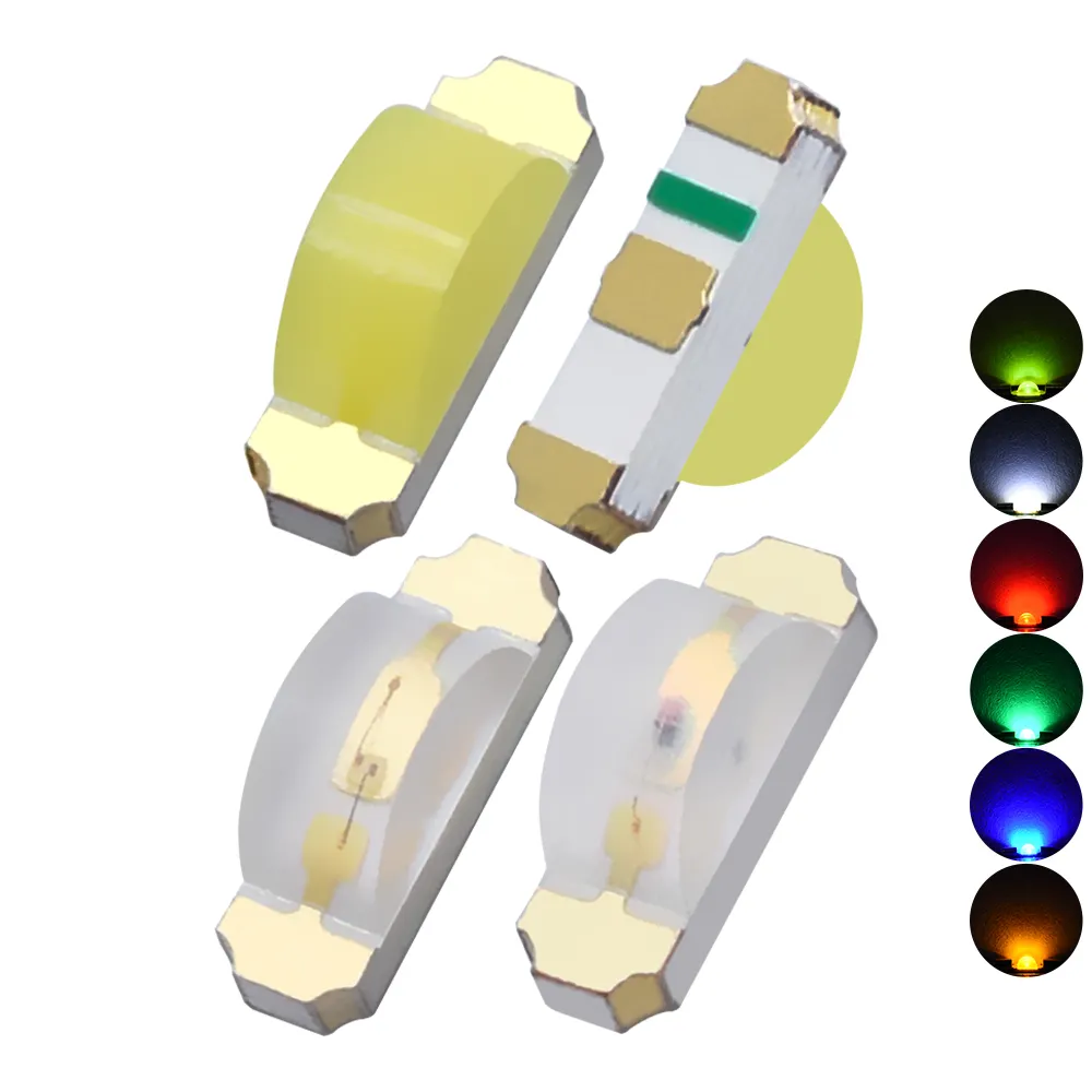 Czinelight venta al por mayor de vista lateral de 1204 Led 1206 Smd Led verde puro de bajo consumo de energía Smd diodo