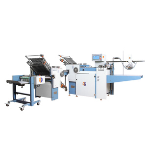 Máquina plegable multicurva de 12 pliegues controlada por sistema de ordenador, apilador Vertical, máquina eléctrica plegable de hojas de papel - Product Image 1