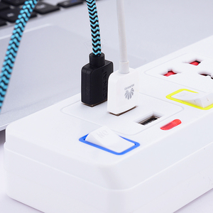 Wholesale 4-Outlet General <strong>Socket</strong> with USB Interface ABS Plug <strong>and</strong> <strong>Socket</strong> Factory Direct 10A Rated Current - Product Image 5