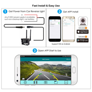1080p 4mp Ip68 Waterproof Car <strong>Camera</strong> 12-24v Dc for Trucks Rear View With Night Vision School Bus Truck Reverse Backup <strong>Camera</strong> 4G - Product Image 2