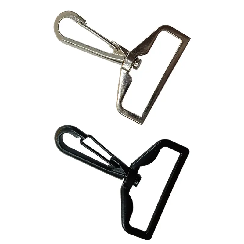 Accessori di fabbrica personalizzati in lega di zinco con gancio a scatto girevole in metallo Claps fibbia per borse a scatto gancio guinzaglio cane