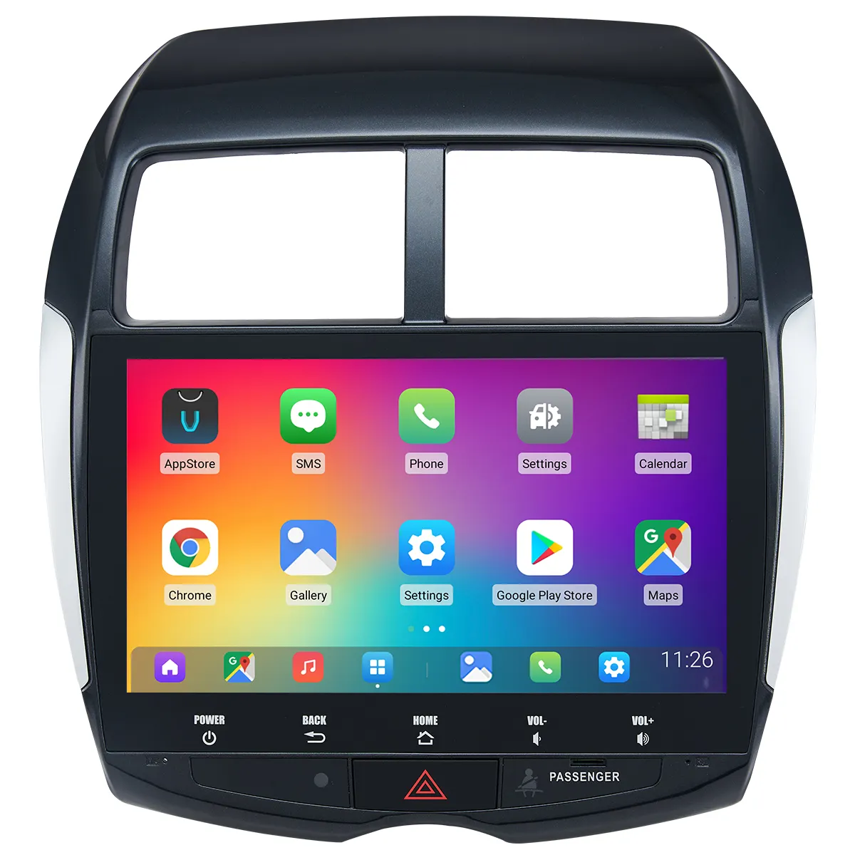 Dasaita video player para carro, 10.2 polegadas, vívido, para mitsubishi asx 2014-2017, suporte para câmera 360, carplay, android auto 4g/64g, stereo ips