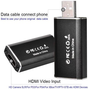 Dongle per scheda di acquisizione Video da HDMI a USB 2.0 uscita 1080P videoregistratore Grabber per OBS che cattura il gioco Live Streaming - Product Image 6
