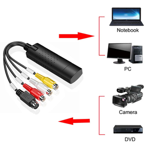 USB音频视频采集卡适配器，带USB电缆USB 2.0至RCA视频采集转换器，用于电视DVD VHS采集设备 - Product Image 6