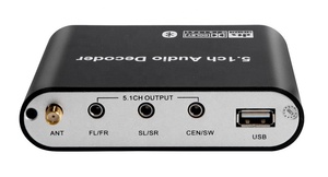 DTS AC3 5,1 Decodificador de audio Digital SPDIF Fibra Coaxial Computadora USB Tarjeta de sonido Recepción - Product Image 2