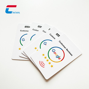 Toque para revisar el diseño personalizado NFC 13,56 Mhz Ntag213 Tarjeta DE REVISIÓN DE Google con código QR - Product Image 5