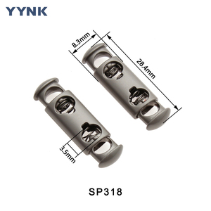 Cord Lock <strong>String</strong> Rope Spring Stoppers Locks for DIY Garment Accessory OEM Colorful Zinc Alloy Toggle Metal Plating 1 Week - Product Image 5