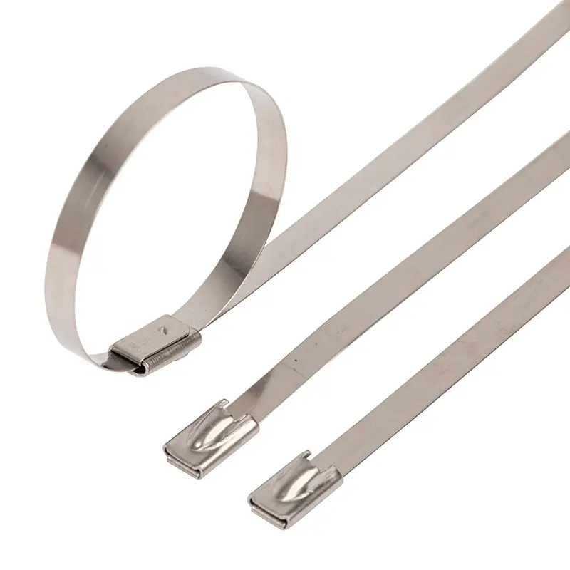 Stainless Steel Ball Lock Cable Tie Metal Zip Ties