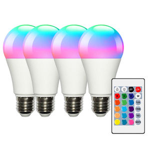Alexa Tuya WifiコントロールRgbスマートWifi照明E27電球ワイヤレスアプリコントロール調整可能A19A60Led Blub - Product Image 1