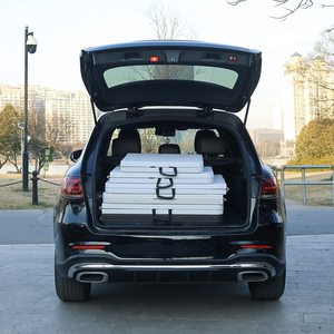 Bán buôn tùy chỉnh ngoài trời cắm trại 6ft nhựa tiệc cưới gấp vườn phục vụ 4 chân trestle gấp bảng cho các sự kiện - Product Image 6