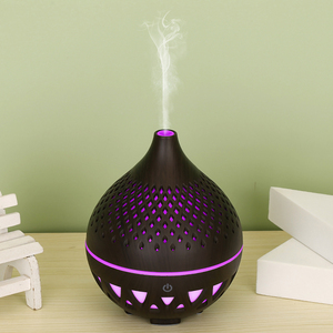 160 ml Aroma diffusor mit Timer-Funktion Holzmaserung RGB-Licht für Luftbe feuchter - Product Image 6