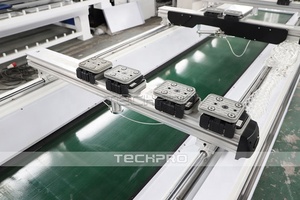 TechPro Double Head <strong>CNC</strong> Machine PTP <strong>Table</strong> 3 Axis ATC <strong>CNC</strong> <strong>Router</strong> With Saw Blade Head for Sale - Product Image 6
