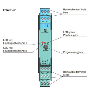 Convertitore di temperatura universale PEPPERL + FUCHS P + F P & F KFD2-UT2-Ex1-1