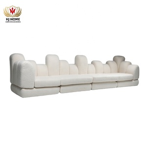 HJ HOME Vintage Hans Hopfer Dromedaire Sectional Sofa in <strong>Pierre</strong> Frey Wool Roche Bobois Modern Modular Cloud Sofa Set