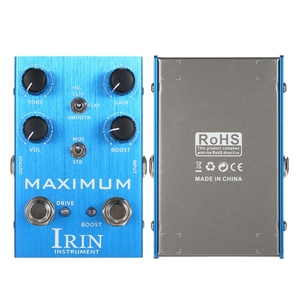 Irin Overdrive เอฟเฟกต์กีตาร์2โหมดสลับเสียง/เพิ่ม/ระดับเสียง/การควบคุมสำหรับกีตาร์ไฟฟ้า-สูงสุด - Product Image 2