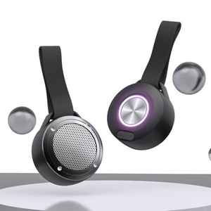 2024厂家直销便携式音箱蓝牙5.0迷你挂绳BT音箱RGB灯音质好 - Product Image 1