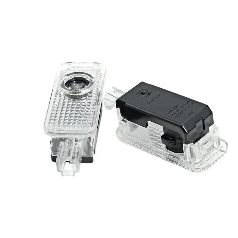 Lâmpada de led para carro a5 a7 a8, logotipo da porta da cortesia para audi a4 b5 b6 b7 b8 b9 q3 q5 q7 q8 a6 c5 c6 c7 a1 a3 8v v8 8p tt a5 a7 a8