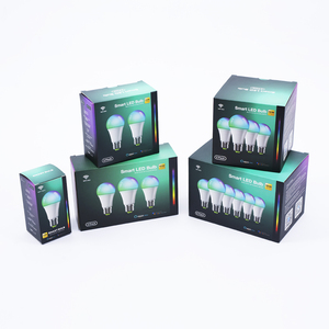 Экономичный 4 шт. оптовая продажа A60 RGB CCT затемняемая светодиодная умная лампа E26 с приложением WiFi и голосовым пультом дистанционного управления для спальни - Product Image 6