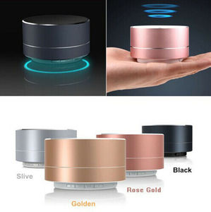 Mini metal portátil a10, super graves, estéreo, cartão tf sub-woofer bt, alto-falante sem fio para celular