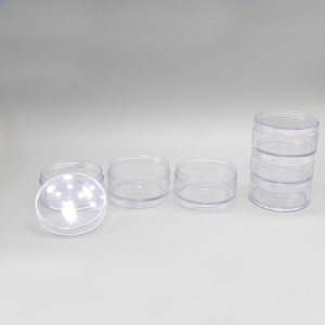 35グラムAS Round Clear Stackable Plastic Loose Powder JarとSifter - Product Image 6