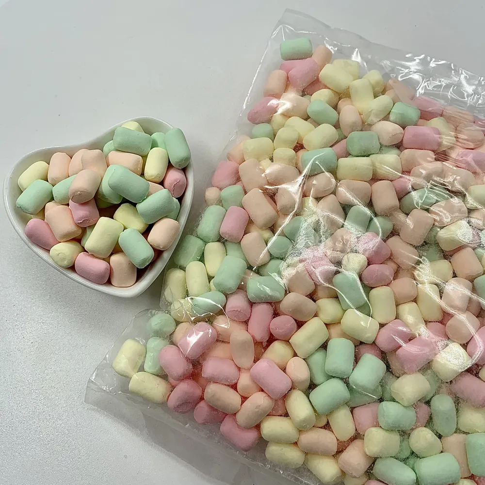 Verschillende Vorm Uitgedroogd Gevriesdroogde Marshmallows Voor Koffie