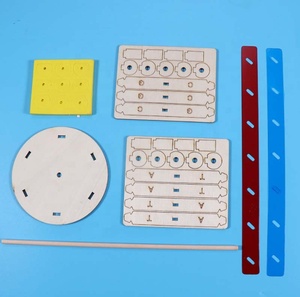 Montessori blok öğrenme kaynak DNA yapısı yapboz oyuncak duyusal istifleme insan gen modeli montaj bilim oyuncak - Product Image 4